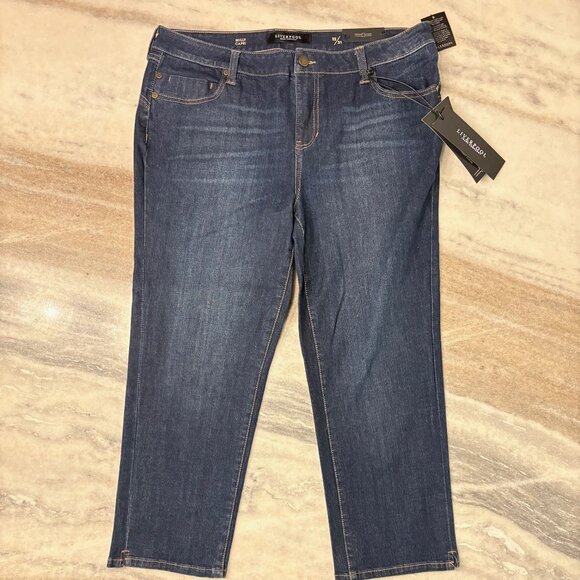 NWT Liverpool Jeans Company The Hugger Milly 4-Way Stretch Denim Capri 12/31 - Picture 12 of 12